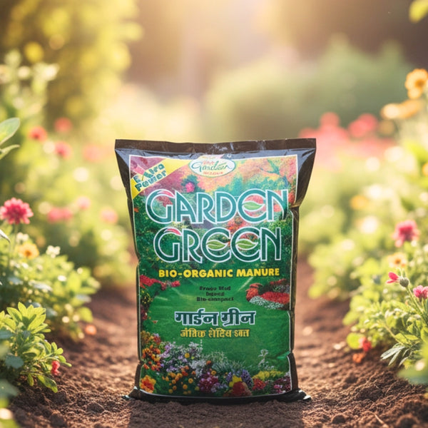 Garden Green 5 Kg | Organic Manure for Flowering, Indoor & Outdoor Plants